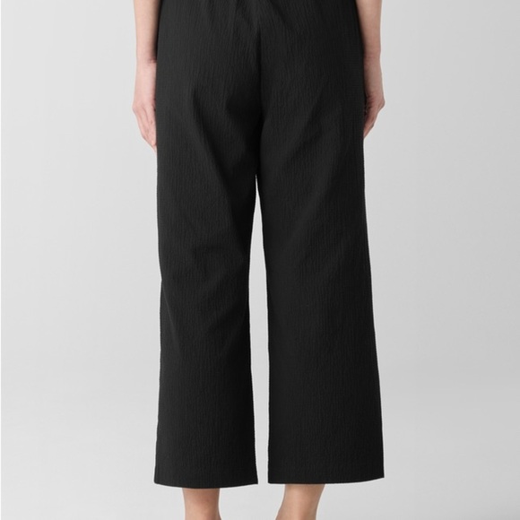 Eileen Fisher women’s Organic Cotton Pucker Straight Pant - Picture 2 of 8